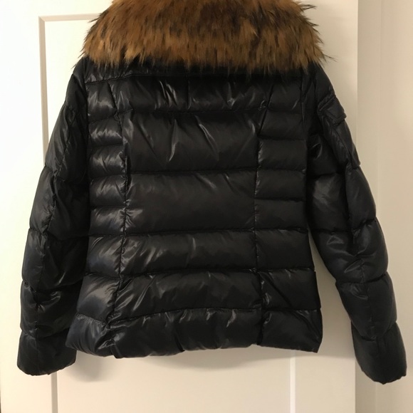 S13 Faux Fur-Trim Hooded Puff Jacket - Picture 3 of 3